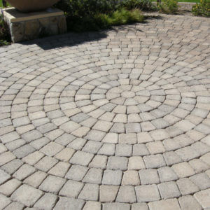 circular paved area