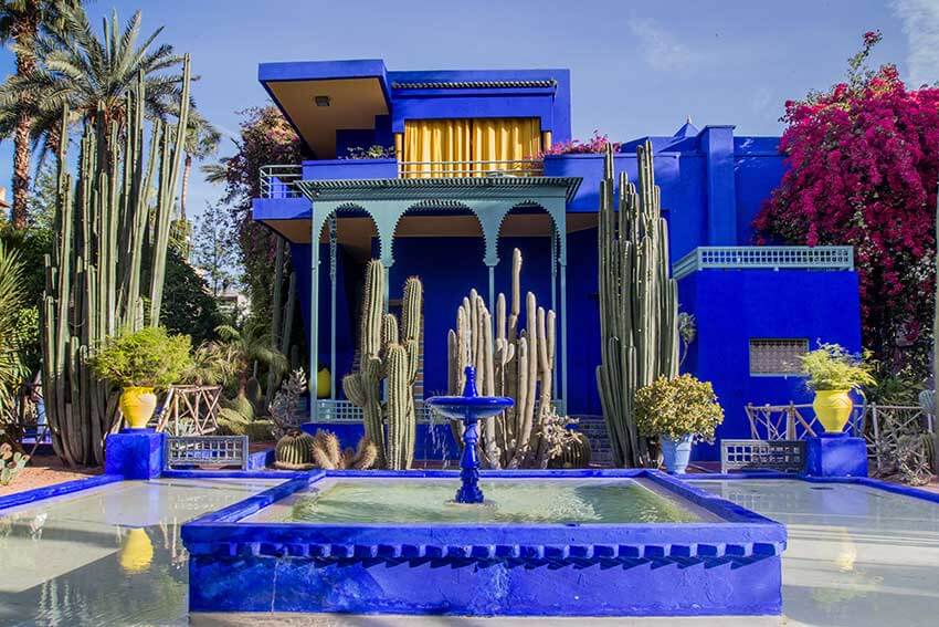 The Jardin Majorelle in Morocco